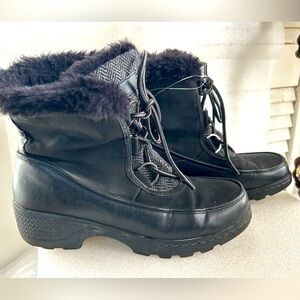 JBU by Jambu Women's Marco Waterproof Winter Boot Black Herringbone Size 9M